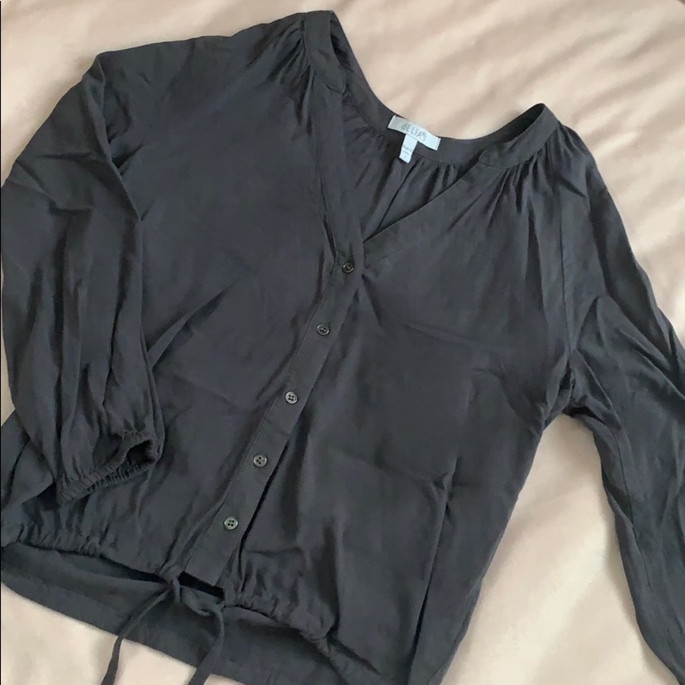 Delia’s Grey Button-Up Blouse